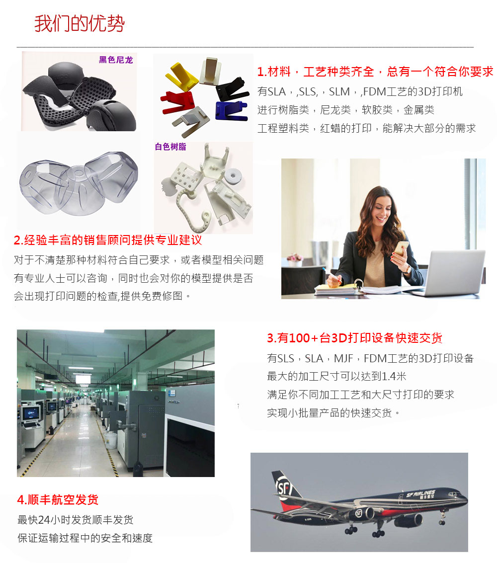 3D打印服務優勢 3D打印服務優勢