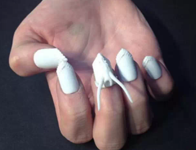 3D打印定制加工美甲，讓指甲酷炫成焦點